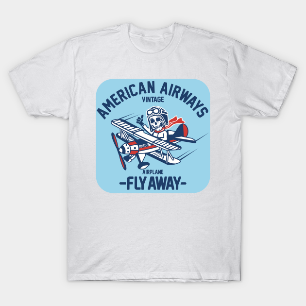 Comic - Skull America Pilot - bright - Art - T-Shirt | TeePublic